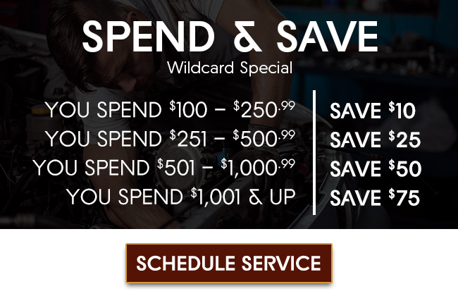 Spend and Save Wildcard Special