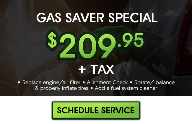 gas saver service offer at Spitzer Acura