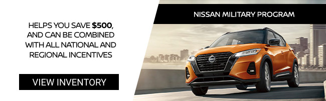 nissan military rebate