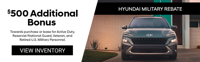 hyundai military rebate