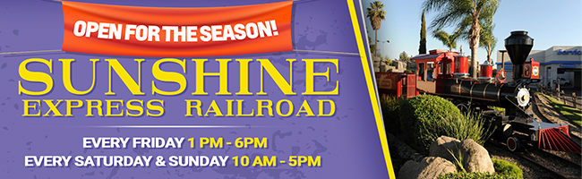 Open for the season - Sunshine Express Railroad