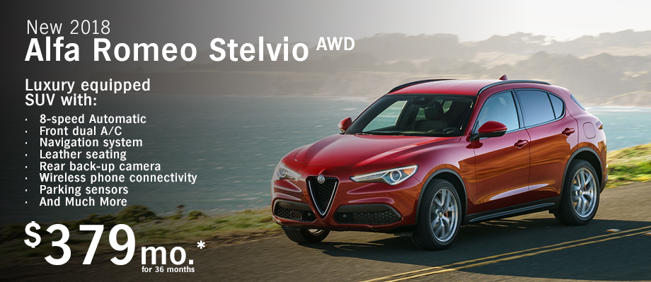 New 2018 Alfa Romeo Stelvio AWD
