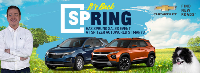 spring has sprung sales event