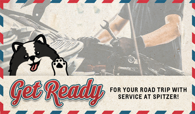 Get ready for your road trip with service at Spitzer