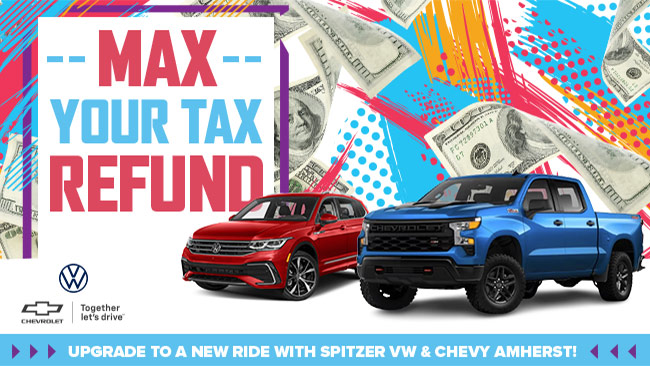 Max your tax refund - upgrade your ride with spitzer Jeep RAM Cleveland