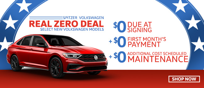 Spitzer Volkswagen Real Zero Deal!