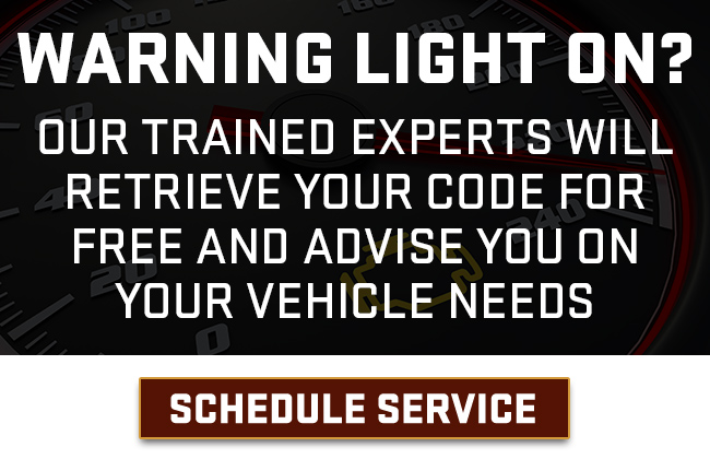 warning light check. schedule service.