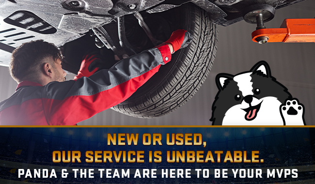 New Or Used, Our Service Is Unbeatable - Panda and The Team Are Here To Be Your MVPs