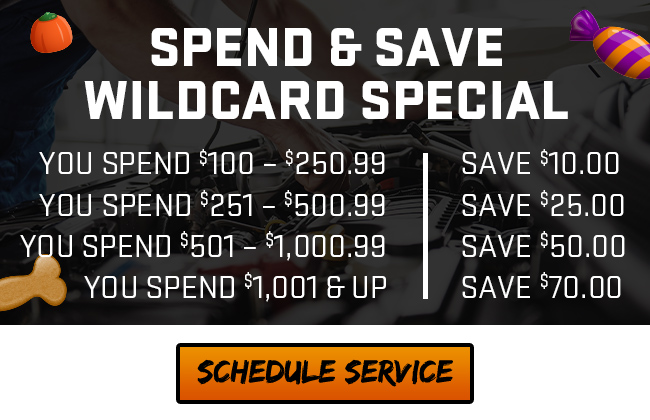 Spend and save wildcard special