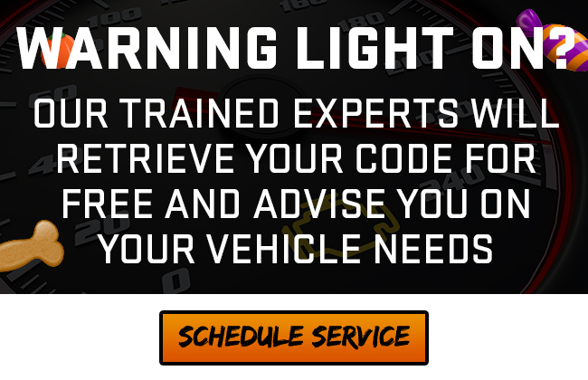 warning light check. schedule service.