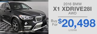 PRE-OWNED 2016 BMW X1 XDRIVE28I AWD Buy For $20,498