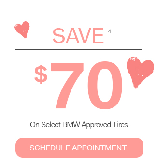 Save $70 On Select BMW Approved Tires