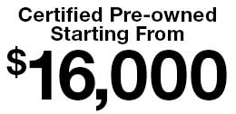 Starting From $16,000