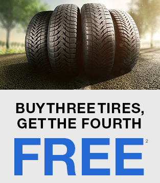 Buy Three Tires get the Fourth Free