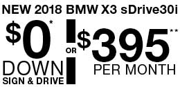 $0 DOWN SIGN & DRIVE OR $395** PER MONTH