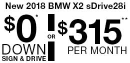 $0 Down Sign & Drive or $315 per month
