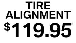 $119.95 Tire Alignment