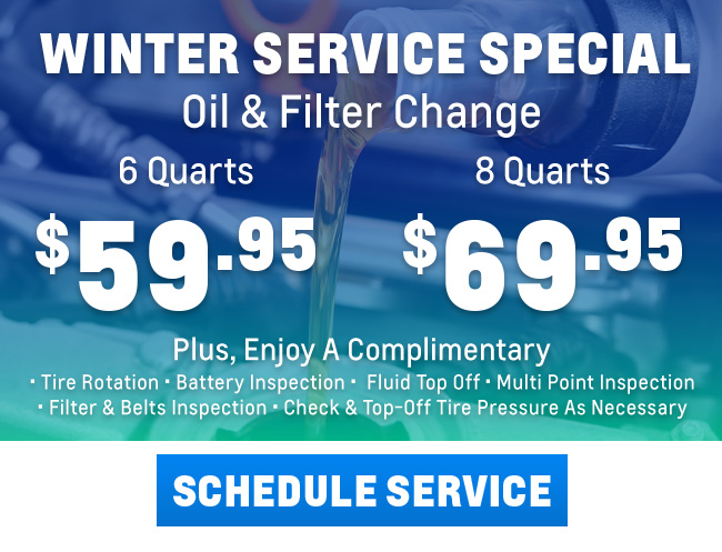 Winter Service - Oil and filter change