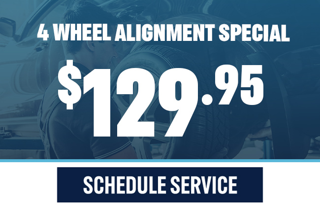 Four wheel alignment special