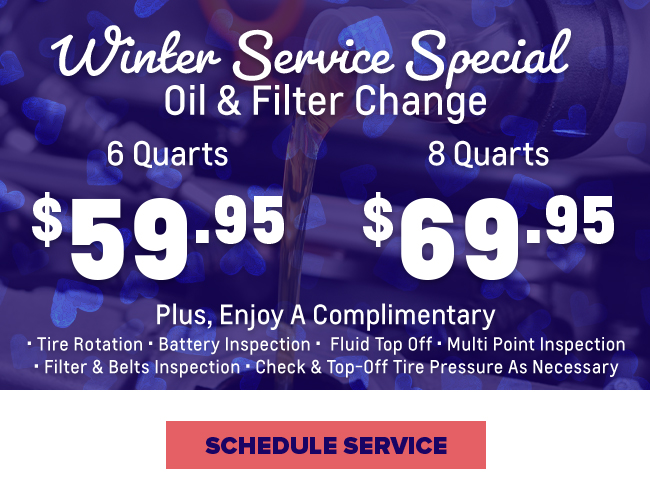 Winter Service - Oil and filter change