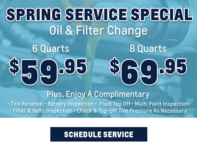 Spring Service - Oil and filter change