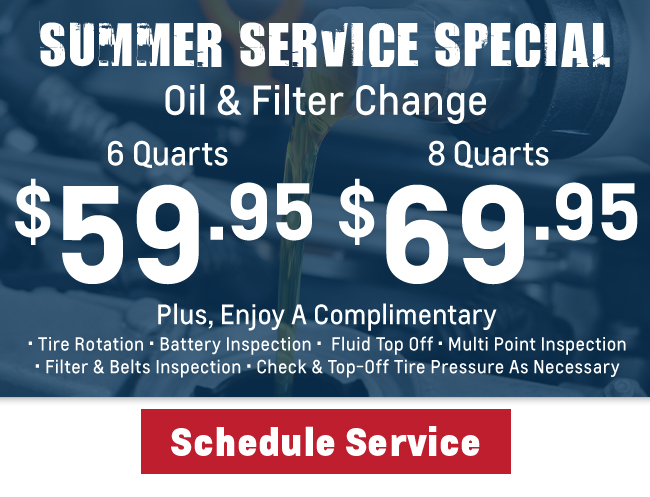 Oil and filter change