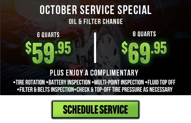 Service - Oil and filter change
