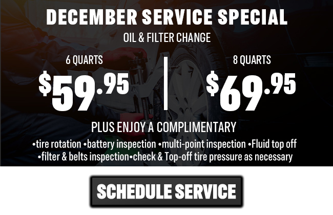 Service - Oil and filter change