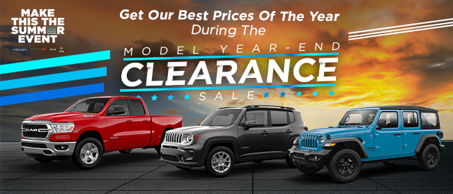 Model Year End Clearance