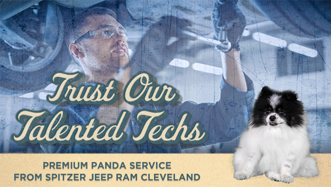 Trust Our Talented Techs - Premium Panda Service from Spitzer Jeep RAM Cleveland