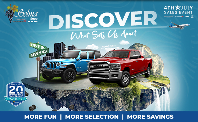 Discover what sets us apart - 4th of July Sales event