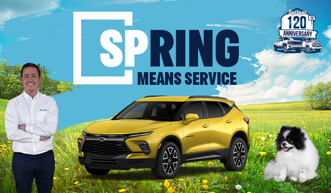 Spring Means Service At Spitzer Chevrolet Lordstown