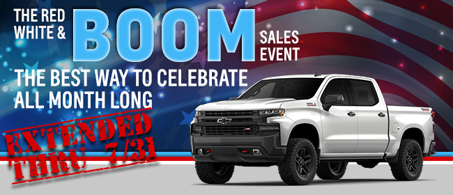 The Red, White & Boom Sales Event Extended
