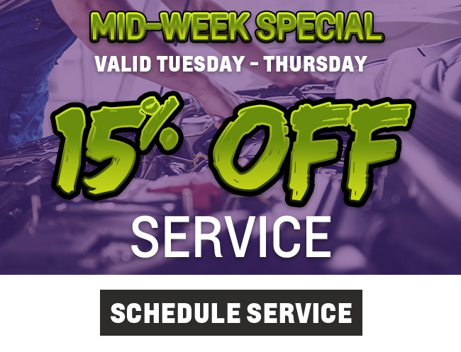 Mid-Week Special: 15%