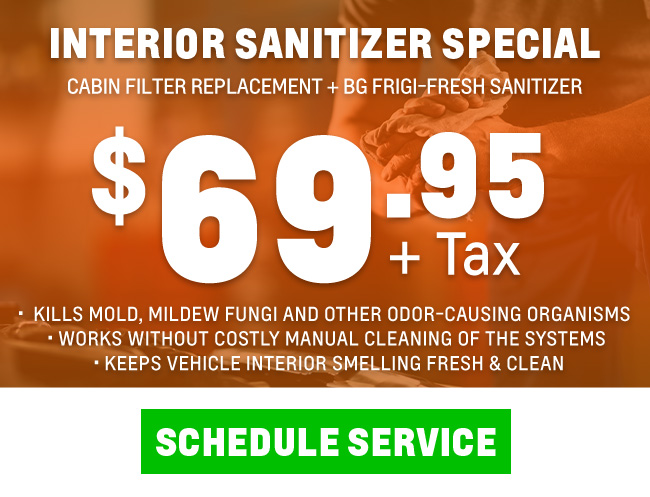 Service Special offer. See Dealer for Details.