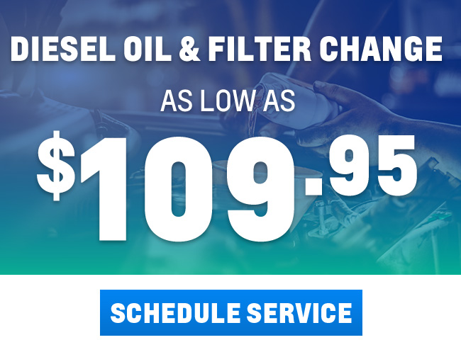 Diesel oil and filter change