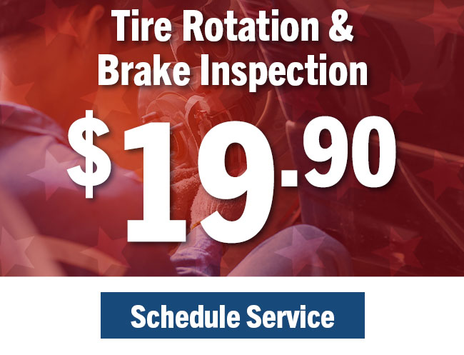 Tire Rotation & Brake Inspection