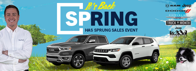 its back Spring has Sprung Sales Event