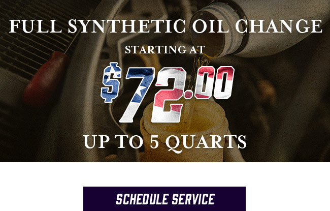 Full Synthetic oil change