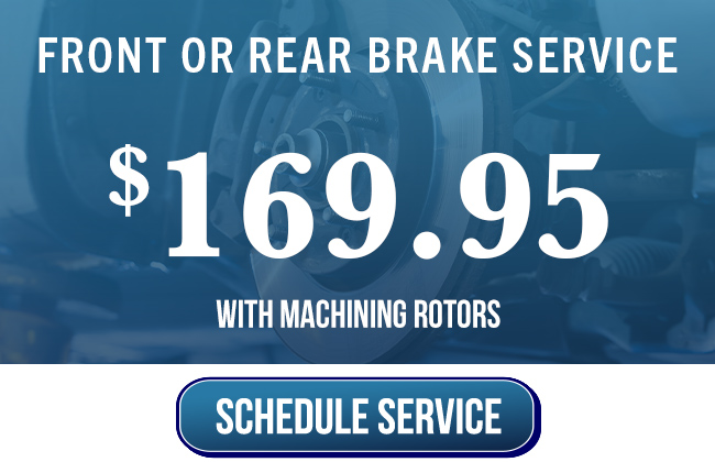 Front or Rear Brake Service With Machining Rotors