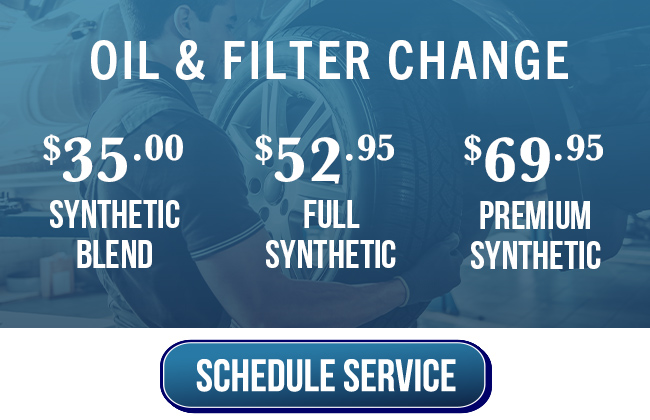 oil and filter change service Service