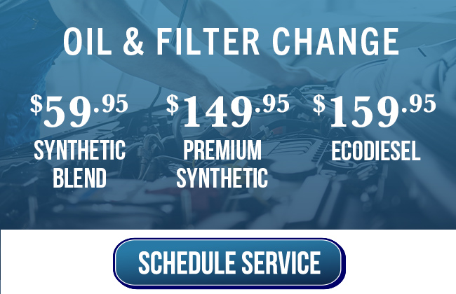 oil and filter chnage special