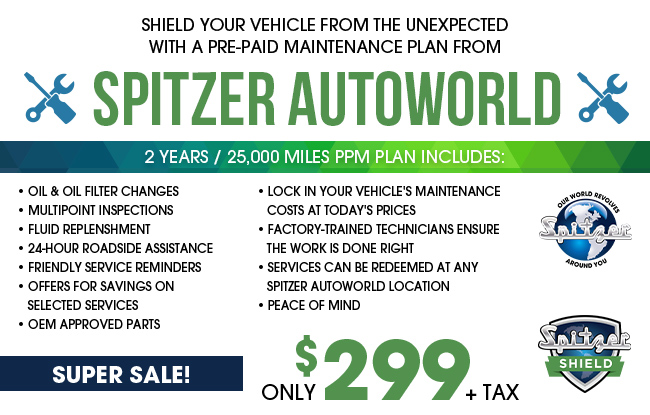 Spitzer Shield, prepaid maintenance plan