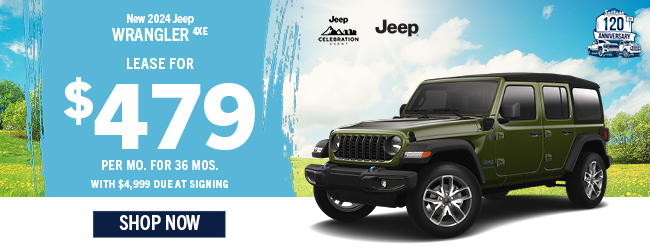 Jeep Wrangler special lease offer