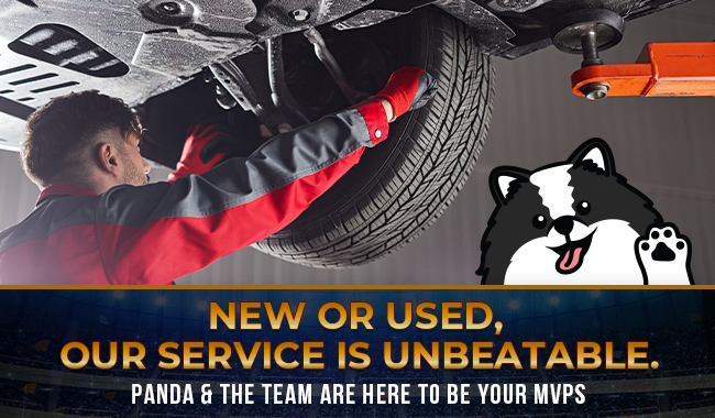 new or used, our service is unbeatable. Panda and the team are here to be your MVPs.