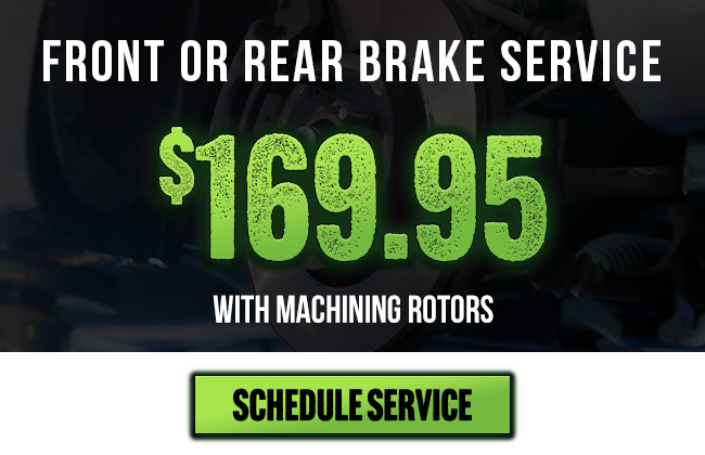 Front or Rear Brake Service With Machining Rotors