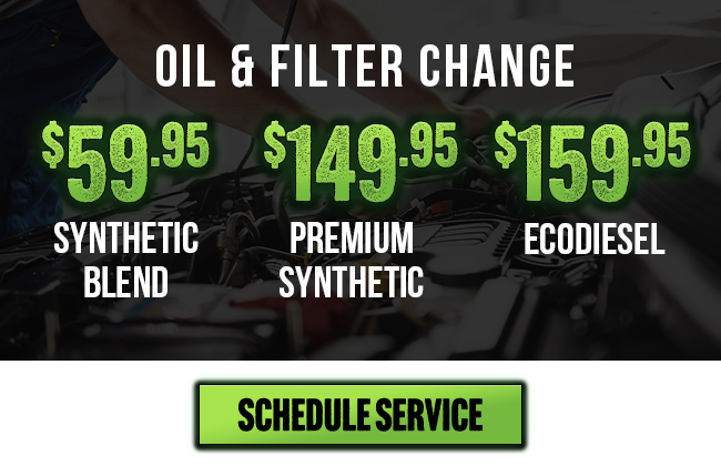 oil and filter chnage special