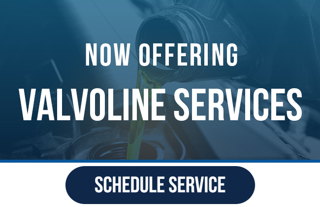 now offering Valvoline services