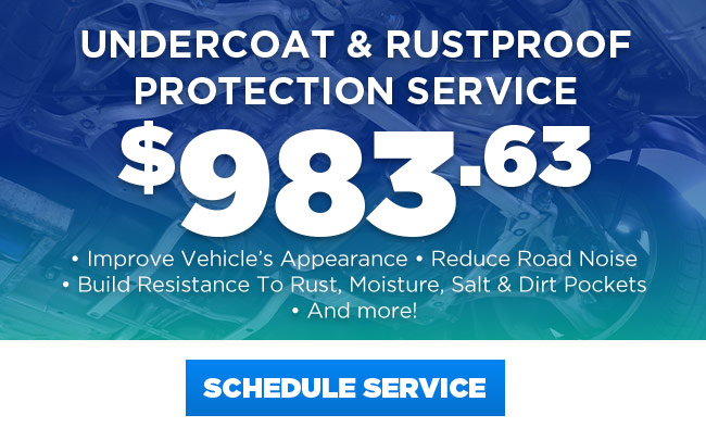 undercoat and rustproof offer from Spitzer DuBois Ford