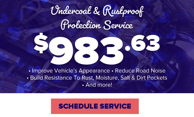 undercoat and rustproof offer from Spitzer DuBois Ford